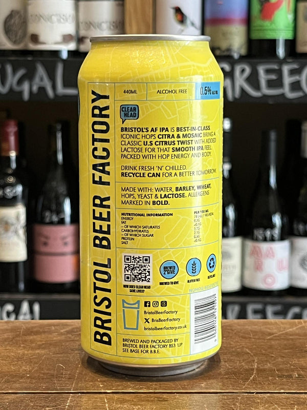 Bristol Beer Factory x Talk Club - Clear Head - Non Alcoholic IPA