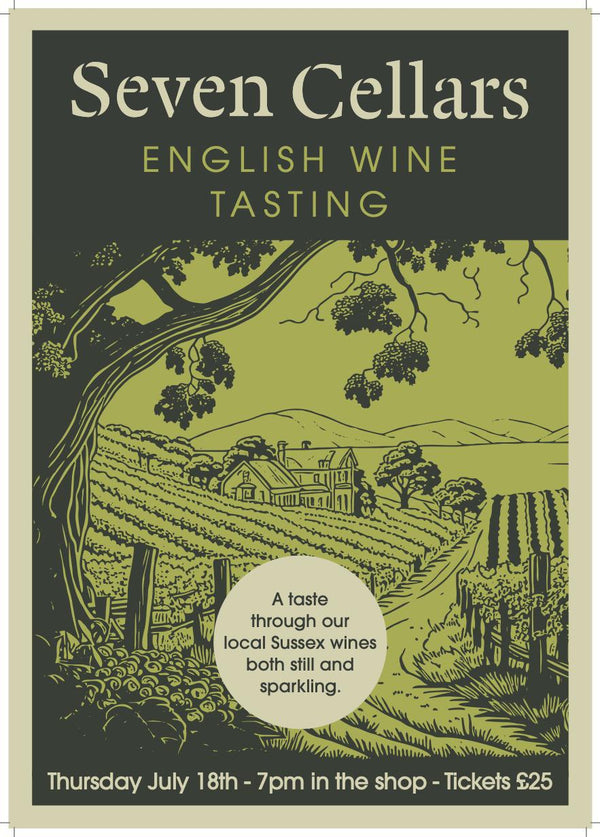 Tasting - ENGLISH WINE - THURSDAY JULY 18th - Seven Cellars