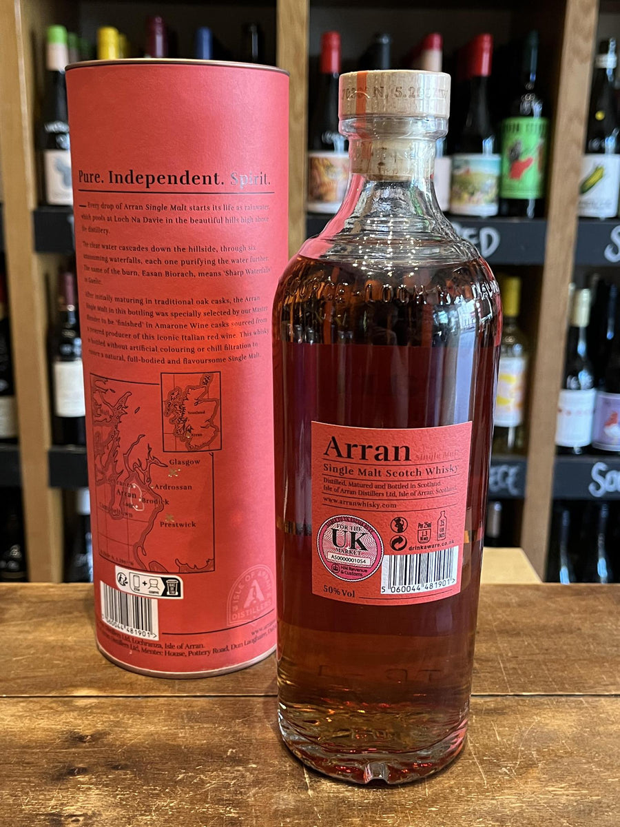 Arran Amarone Cask Finish | Seven Cellars