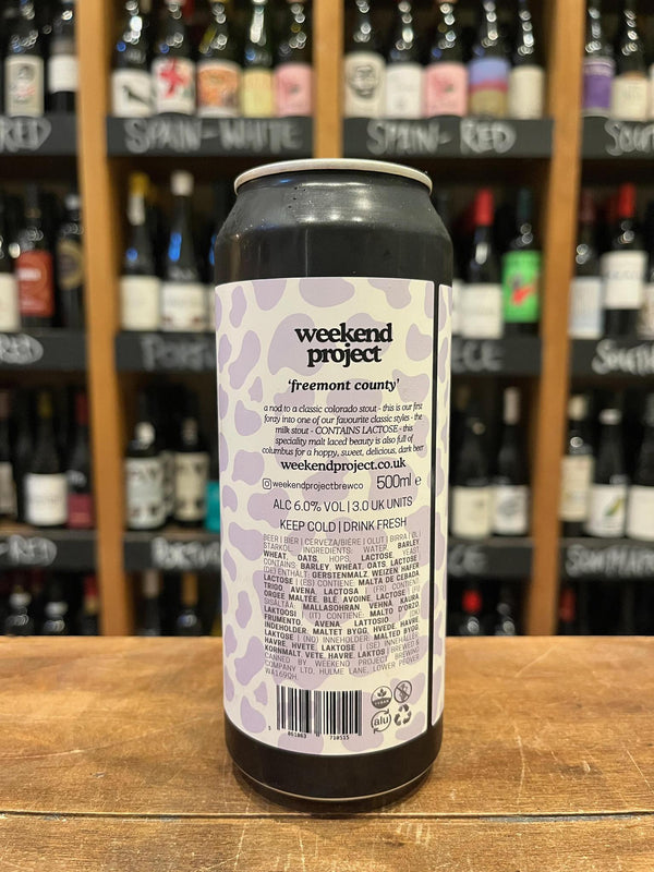 Weekend Project - Freemont County - American Milk Stout