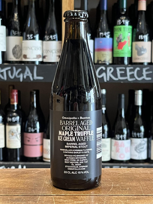 Omnipollo x Buxton - Barrel Aged Original Maple Truffle Ice Cream Waffle - Imperial Porter