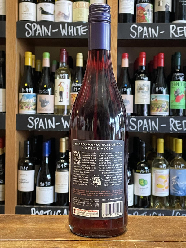 Delinquente Wines - Roxanne the Razor - Nero D'Avola, Negroamaro, Anglianico