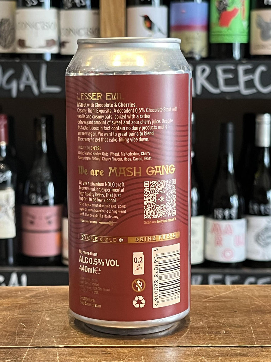 Mash Gang - Lesser Evil - AF Cherry Chocolate Stout | Seven Cellars