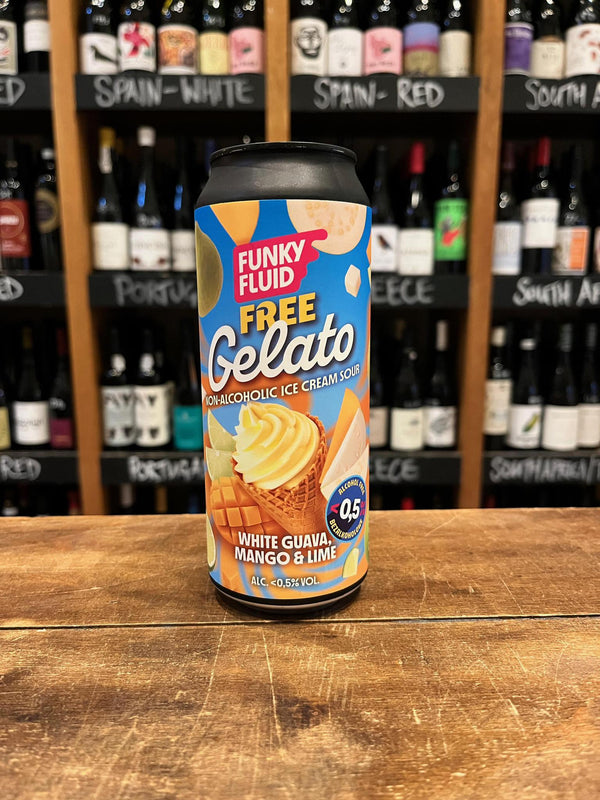 Funky Fluid - Free Gelato: White Guava, Mango & Lime - Alcohol Free Pastry Sour