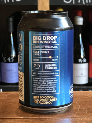 Big Drop - Reef Point - Low Alcohol Craft Lager - Seven Cellars