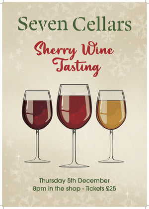 TASTING TICKET - Sherry Wine-Seven Cellars