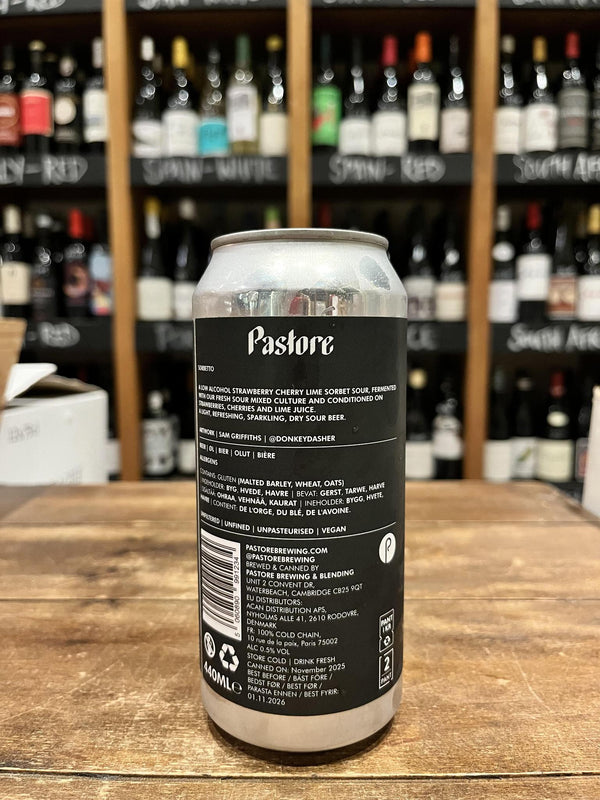 Pastore - Sorbetto Strawberry, Cherry and Lime - Non Alcoholic Sour Beer