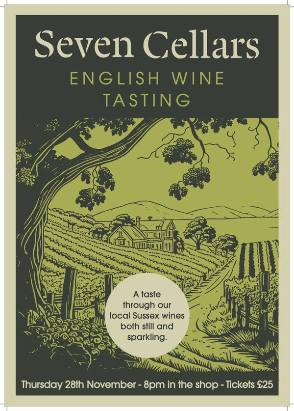 TASTING TICKET - English Wine - THURSDAY 28TH NOVEMBER-Seven Cellars