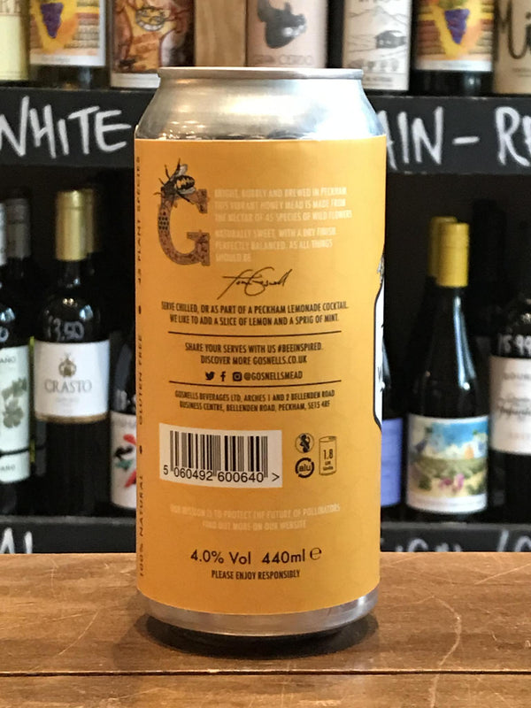 Gosnells Original Wildflower Sparkling Honey Mead