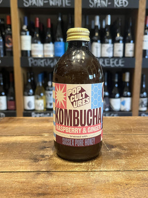 Pop Cultures Kombucha - Raspberry & Ginger-Seven Cellars