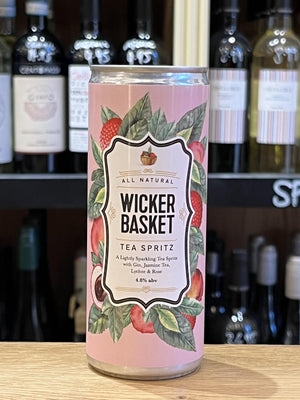 Wicker Basket - Gin, Jasmin Tea, Lychee and Rose - Tea Spritz - Seven Cellars