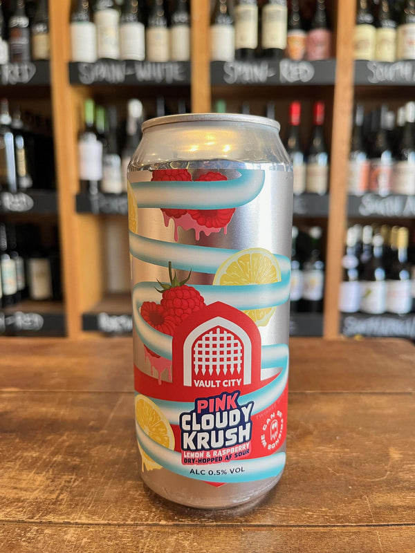 Vault City - Pink Cloudy Krush - AF Raspberry and Lemonade Dry Hopped Sour
