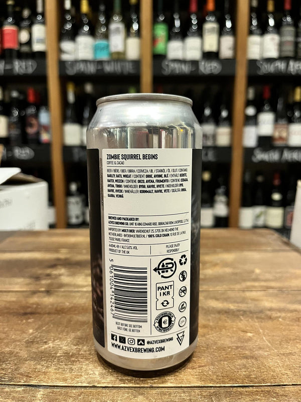 Azvex - Zombie Squirrel Begins - Coffee Stout