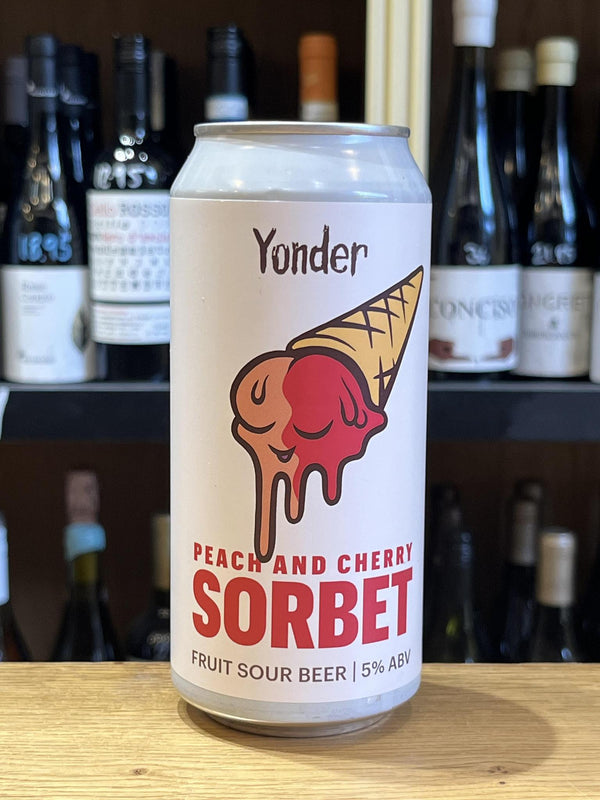Yonder - Peach and Cherry Sorbet - Sour