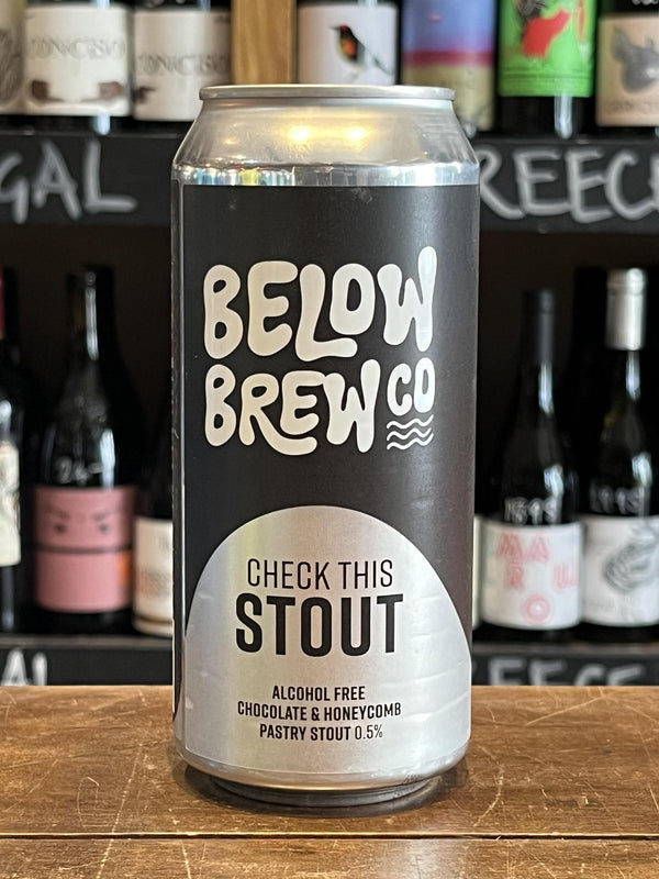Below Brew Co. - Check This Stout - Non Alcoholic Pastry Stout