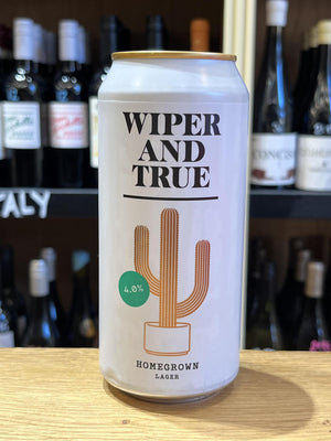 Wiper and True Homegrown GF Lager - Seven Cellars