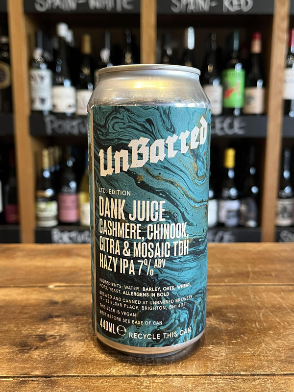 Unbarred - Dank Juice - IPA-Seven Cellars