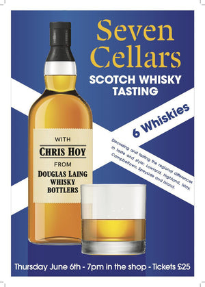 Tasting - SCOTCH WHISKY - THURSDAY 6TH JUNE-Seven Cellars