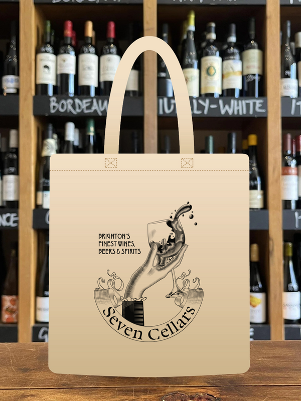Seven Cellars "Slosh" Printed Tote Bag