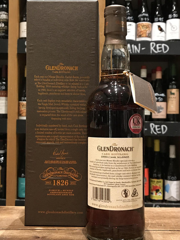 Glendronach 28 YO Cask 6865 Batch 19