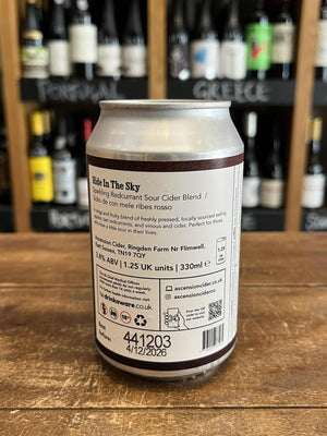 Ascension Cider - Hide In The Sky - Redcurrant sour Cider Blend
Seven Cellars