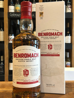 Benromach 10 YO Speyside Single Malt Scotch Whisky-Seven Cellars