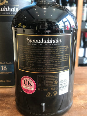 Bunnahabhain 18 YO Single Malt - Seven Cellars