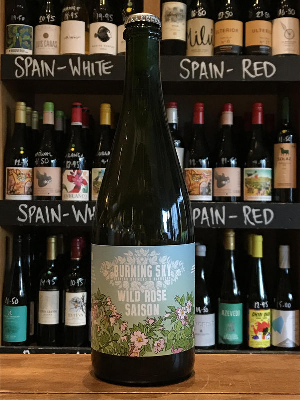 Burning Sky - Wild Rose Saison - Seven Cellars