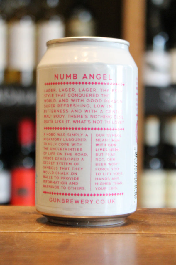 Gun Brewery - Numb Angel Lager - Vegan - Seven Cellars