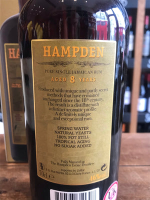 Hampden Estate 8 YO Rum - Seven Cellars