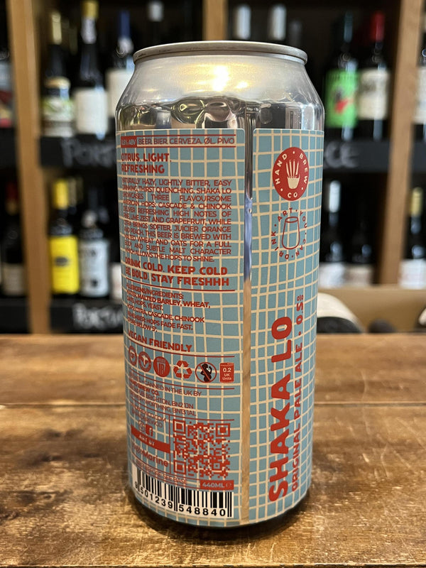 Hand Brew Co. - Shaka Lo - GF Alcohol Free Pale
Seven Cellars