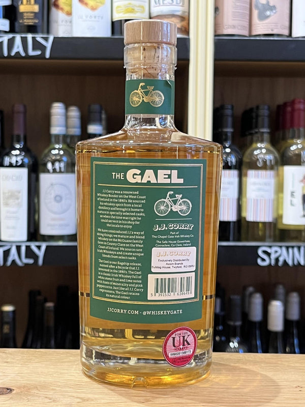 J.J Corry "The Gael" Irish Whiskey - Seven Cellars