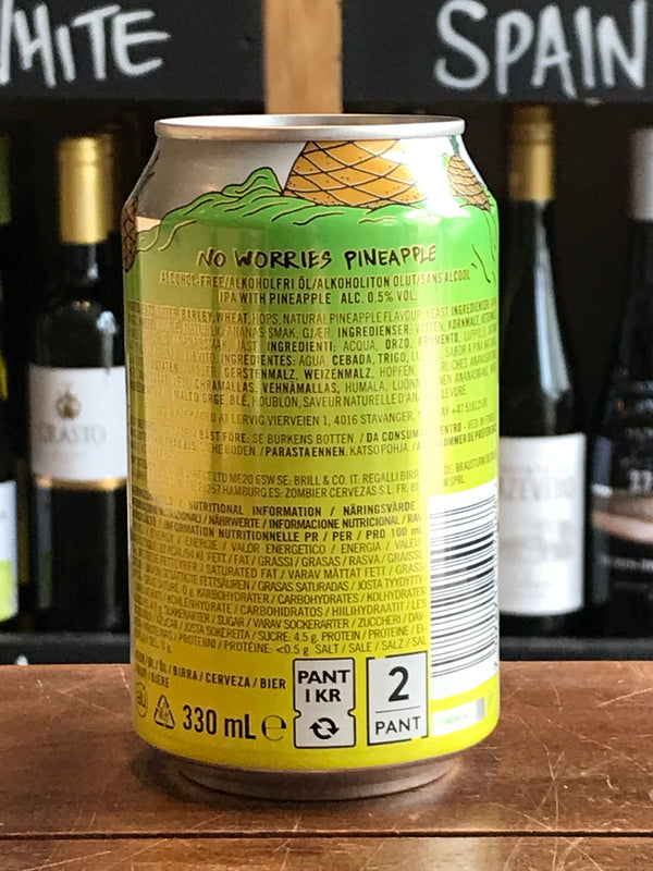 Lervig - No Worries - Pineapple - Seven Cellars