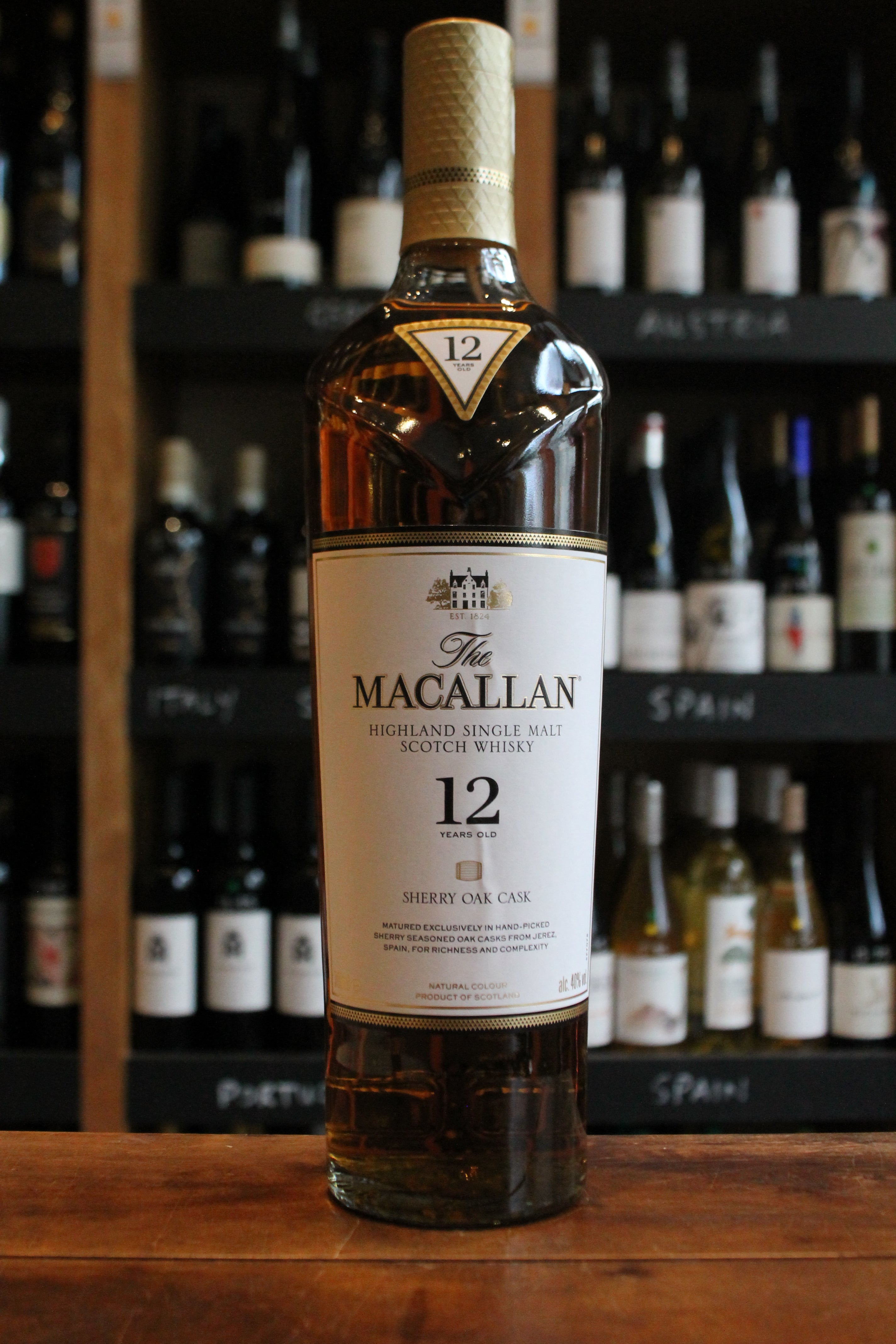 Macallan - 12 Year Old Sherry Oak Cask - Single Malt Scotch
