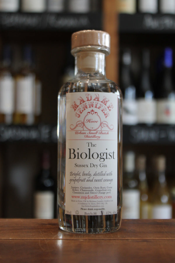 Madame Jennifer - The Biologist Sussex Dry Gin 20cl - Seven Cellars