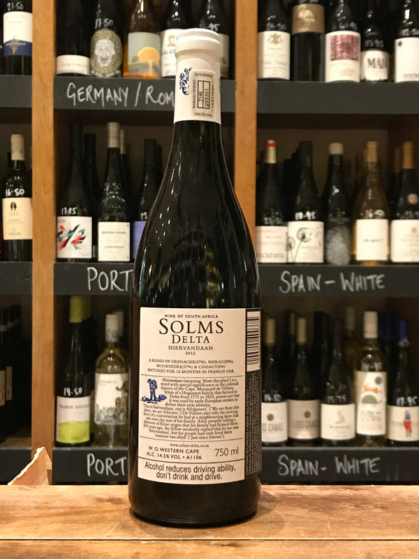 Solms Delta Hiervandaan - Rhône Blend 2012 - Seven Cellars