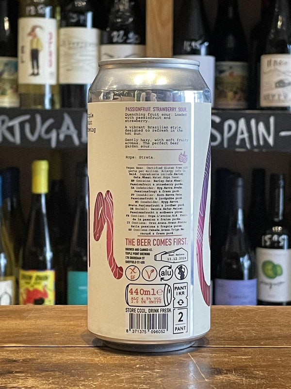 Triple Point Brewing - Catharina Passionfruit and Strawberry - Sour Gluten Free - Seven Cellars