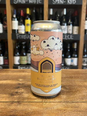 Vault City - Peach and Blueberry Clouds - Fruited Sour IPA-Seven Cellars