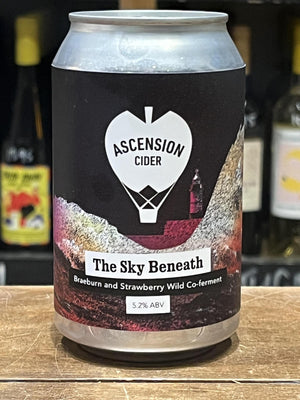 Ascencion Cider - The Sky Beneath - Braeburn and Strawberry Wild Cider - Seven Cellars