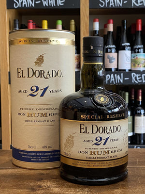 El Dorado - 21 Year Old -  Rum - Seven Cellars