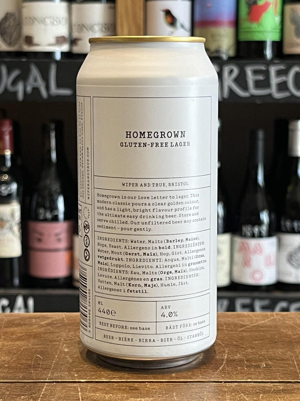 Wiper & True - Homegrown - GF Lager
