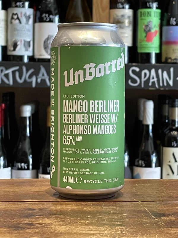 Unbarred Brewery - Mango Berliner - Berliner Weisse-Seven Cellars