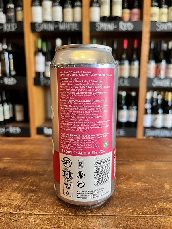Vault City - Pink Cloudy Krush - AF Raspberry and Lemonade Dry Hopped Sour