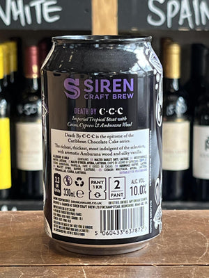 Siren - Death by Caribbean Chocolate Cake - Imperial Stout - Seven Cellars