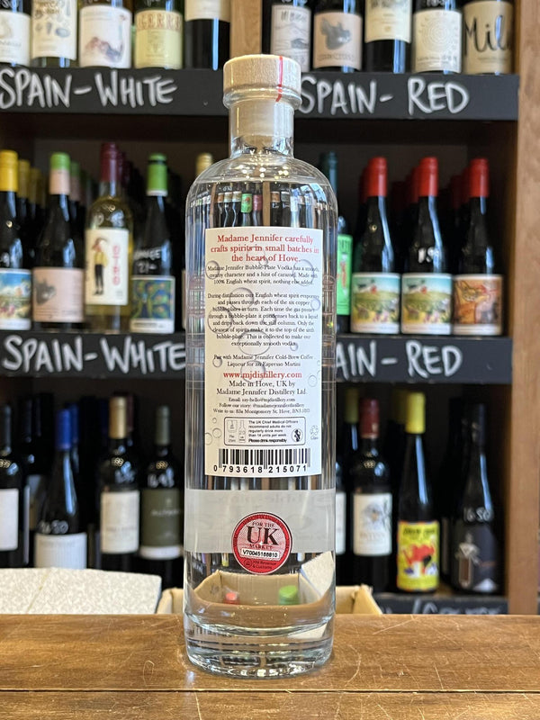 Madame Jennifer - Bubble-Plate Vodka