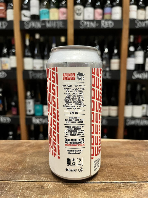 Arundel Brewery - House Lager - 4.2% Gluten Free