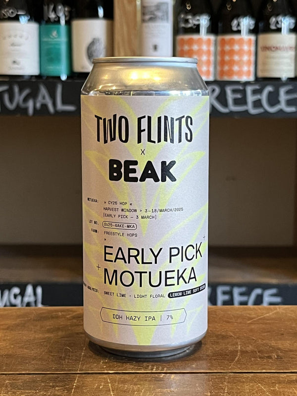 Two Flints x Beak - Early Pick Motueka - IPA