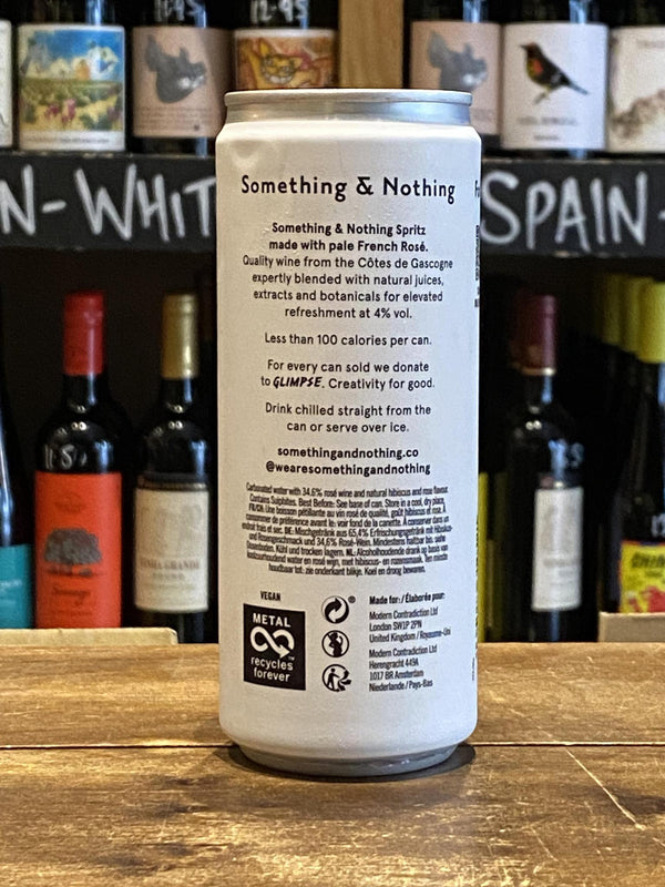 Something & Nothing - SPRITZER ALCOHOLIC - French Rosé and Hibiscus Rose - Seven Cellars