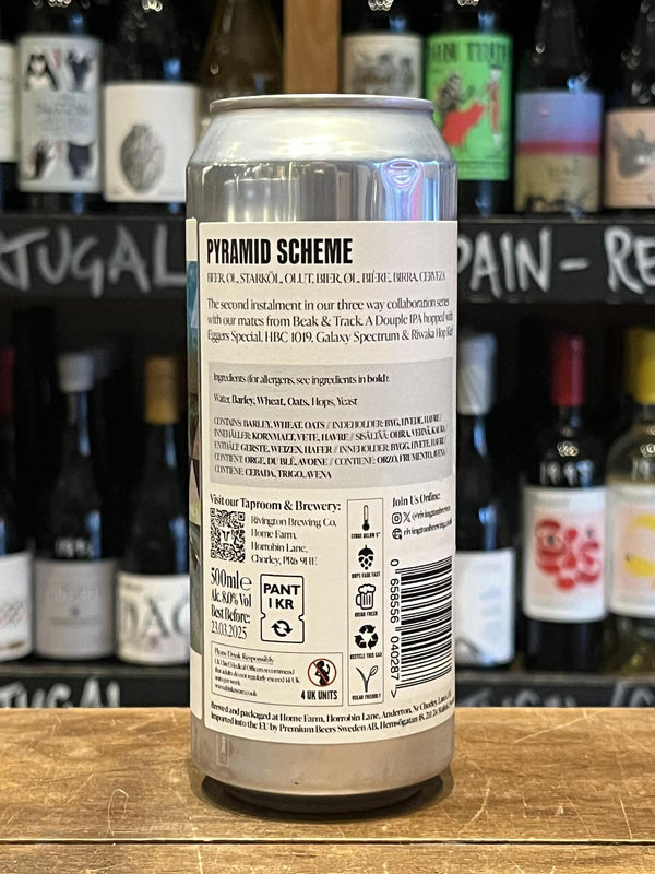 Rivington Brewing Co x Beak x Track - Pyramid Scheme - DIPA-Seven Cellars