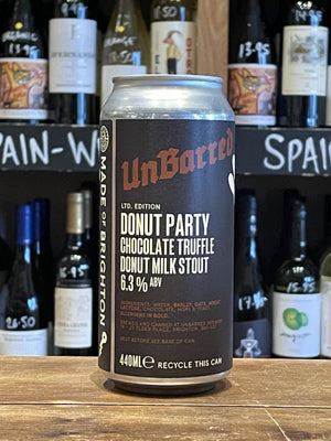 Unbarred - Donut Party - Pastry Stout - Seven Cellars